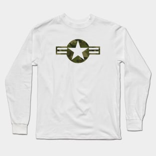 Military Camouflage Symbol Long Sleeve T-Shirt